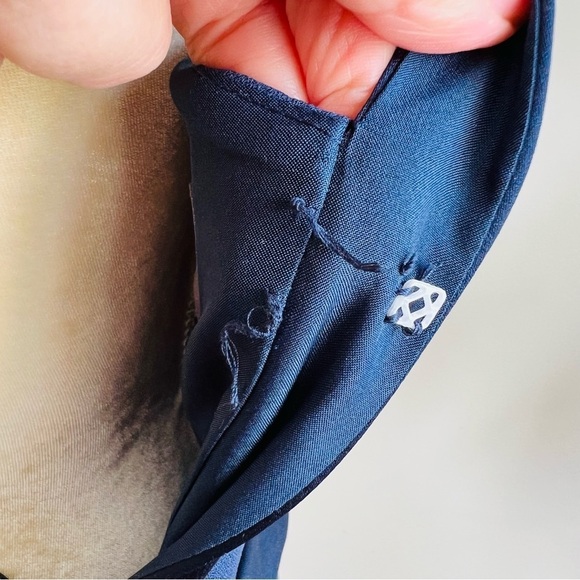 White by Vera Wang Bridesmaid Dress Midnight Blue Vw360195 Full Length formal - Picture 11 of 15